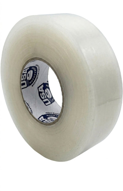 Roll of Clear Shin Pad Hockey Tape, 12-pack
