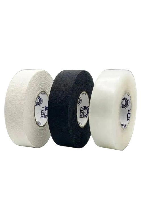 Mixed Boxes 12-pack of hockey tape in black, white, and clear