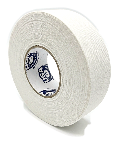 Roll of Premium White Cloth Hockey Tape, 12-pack